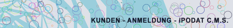 iPODAT CMS - Kundenanmeldung